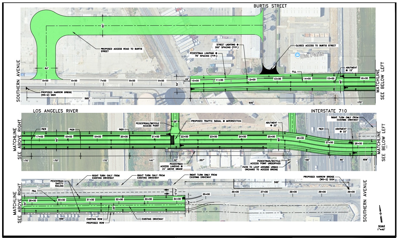 The Southern Avenue Multimodal Bridge Project has been awarded $500,000 in Measure A grant funding from the Los Angeles County Regional Park and Open Space District (RPOSD)